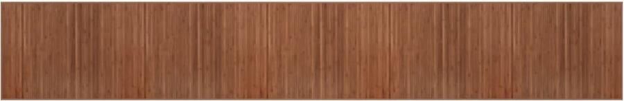 The Living Store Vloerkleed rechthoekig 80x1000 cm bamboe bruin Bamboetapijt Vloertapijt Woonaccessoire Bruine Tapijt Modern Tapijt - Foto 2