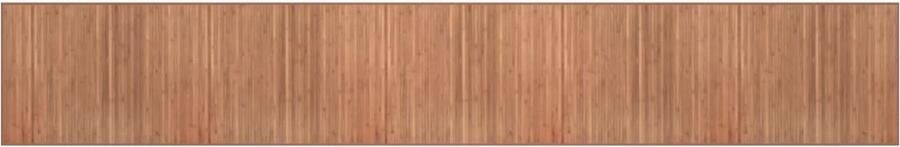 VidaXL -Vloerkleed-rechthoekig-80x1000-cm-bamboe-naturel