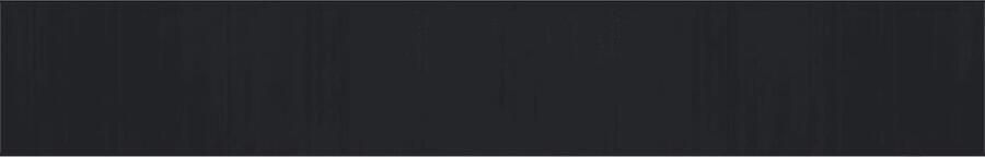 The Living Store Bamboe Tapijt 80 x 1000 cm Duurzaam Eco-vriendelijk Zwart Bamboetapijt Vloerkleden Woonaccessoire Modern Tapijt Zwarte Tapijt - Foto 3