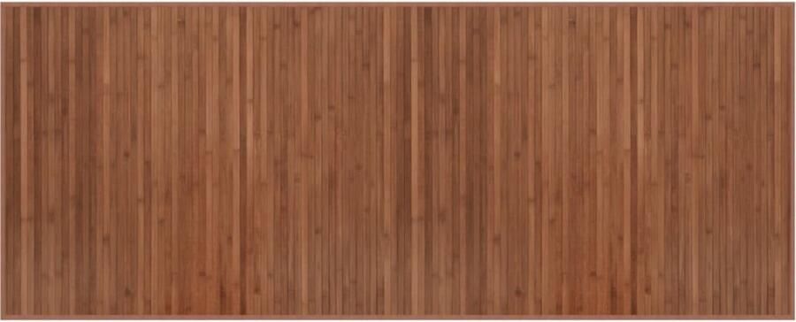 VidaXL Vloerkleed Rechthoekig 80x200 cm Bamboe Bruin