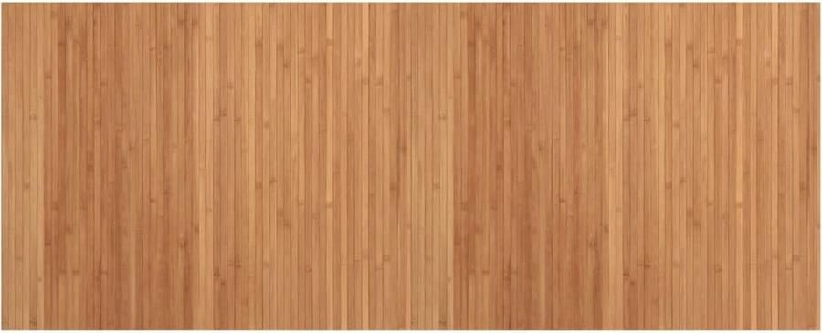 VidaXL -Vloerkleed-rechthoekig-80x200-cm-bamboe-naturel - Foto 2