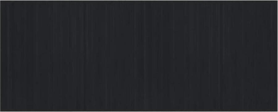 VidaXL -Vloerkleed-rechthoekig-80x200-cm-bamboe-zwart
