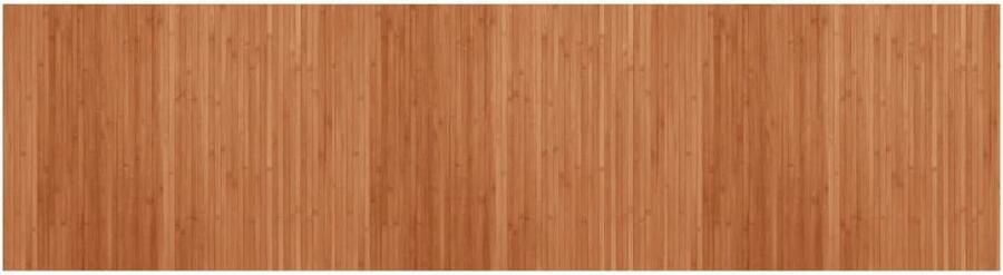 The Living Store Bamboe Tapijt 80 x 300 cm Duurzaam Natuurlijk Vloerkleed Bamboetapijt Vloerkleden Natuurlijke Decoratie Livingroom Accessoires Modern Design - Foto 4