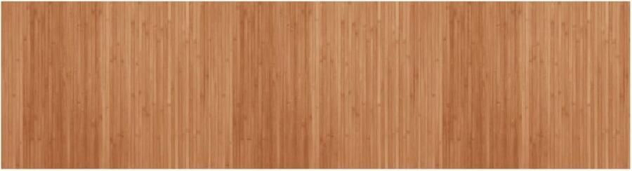 VidaXL -Vloerkleed-rechthoekig-80x300-cm-bamboe-naturel - Foto 2