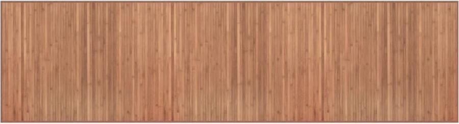 VidaXL -Vloerkleed-rechthoekig-80x300-cm-bamboe-naturel