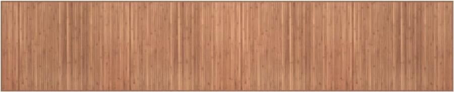 VidaXL -Vloerkleed-rechthoekig-80x400-cm-bamboe-naturel - Foto 2