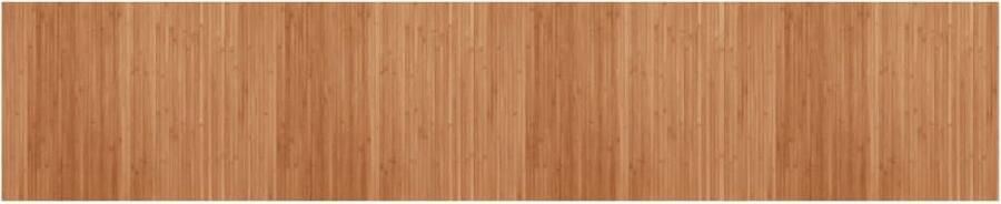 VidaXL -Vloerkleed-rechthoekig-80x400-cm-bamboe-naturel