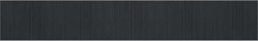 The Living Store Bamboe Tapijt 80 x 1.000 cm Duurzaam Grijs Tapijt met Anti-slip Onderkant Bamboetapijt Vloerkleden Tapijt Grijs Modern Tapijt Groot Tapijt - Foto 3