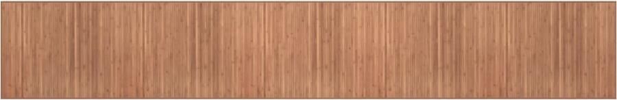 VidaXL -Vloerkleed-rechthoekig-80x500-cm-bamboe-naturel - Foto 2