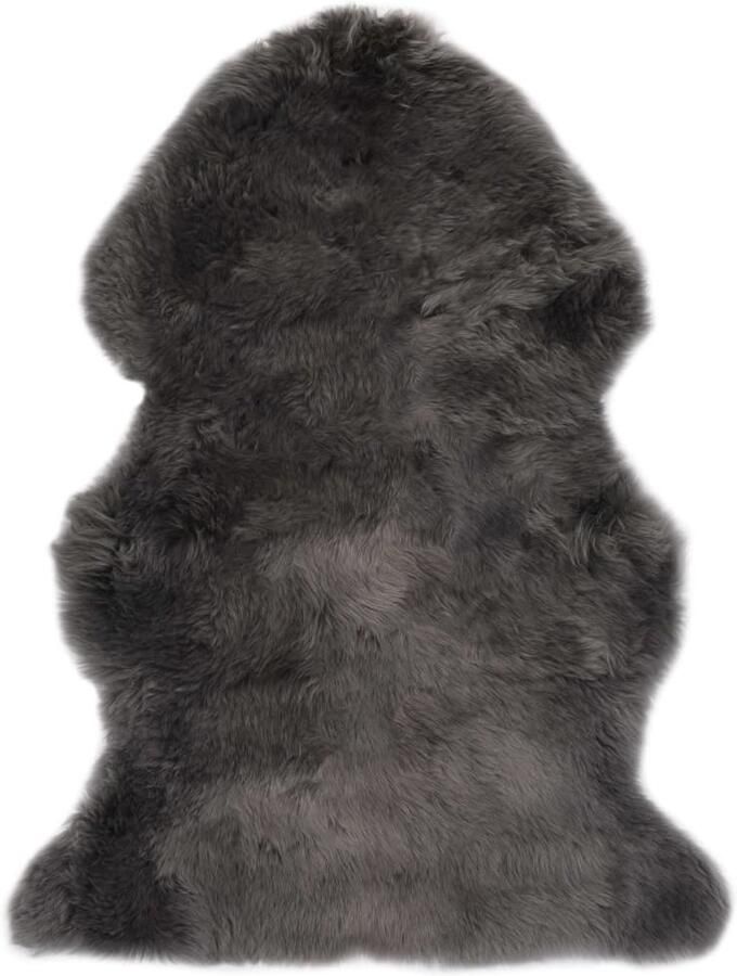 FIONERA Vloerkleed 60x90 cm schapenvacht lichtgrijs