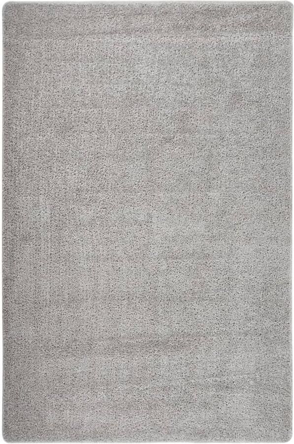 VidaXL Vloerkleed Shaggy 200x290 cm Lichtgrijs Vloerkleed Shaggig Vloerkleed Licht Grijs Vloerkleed Vloerbedekking Woonkamertapijt