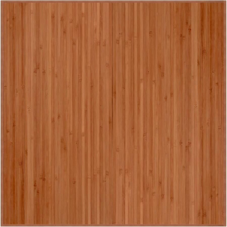 VidaXL -Vloerkleed-rechthoekig-100x100-cm-bamboe-bruin
