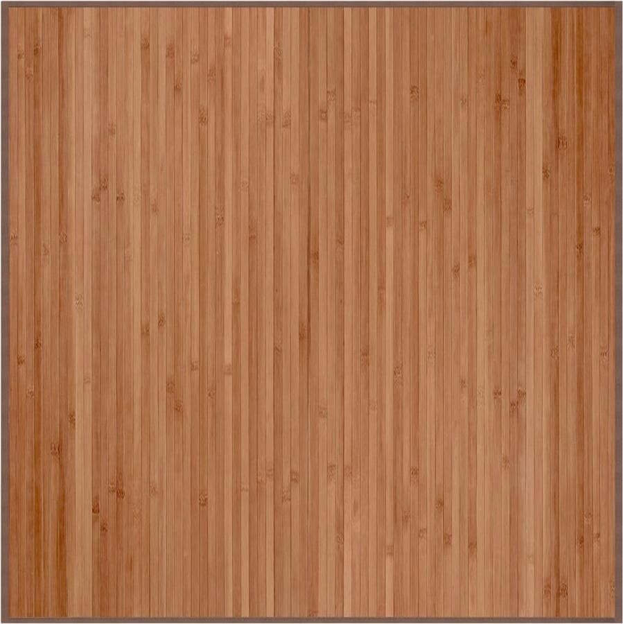 VidaXL -Vloerkleed-rechthoekig-100x100-cm-bamboe-naturel - Foto 2