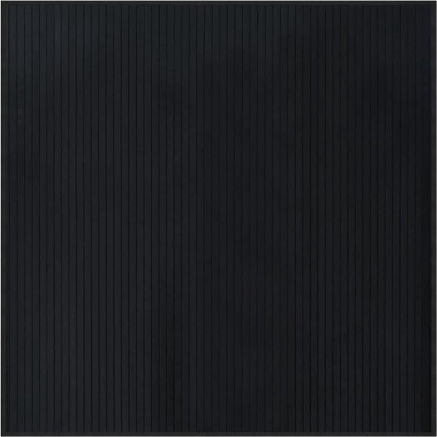 VidaXL -Vloerkleed-rechthoekig-100x100-cm-bamboe-zwart