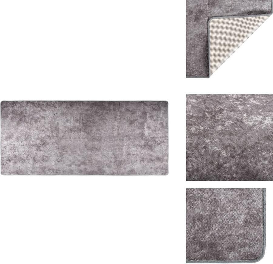 VidaXL Vloerkleed Karakteristiek Vloermat Afmetingen- 80 x 300 cm Eigenschappen- Zacht en duurzaam Vloerkleed