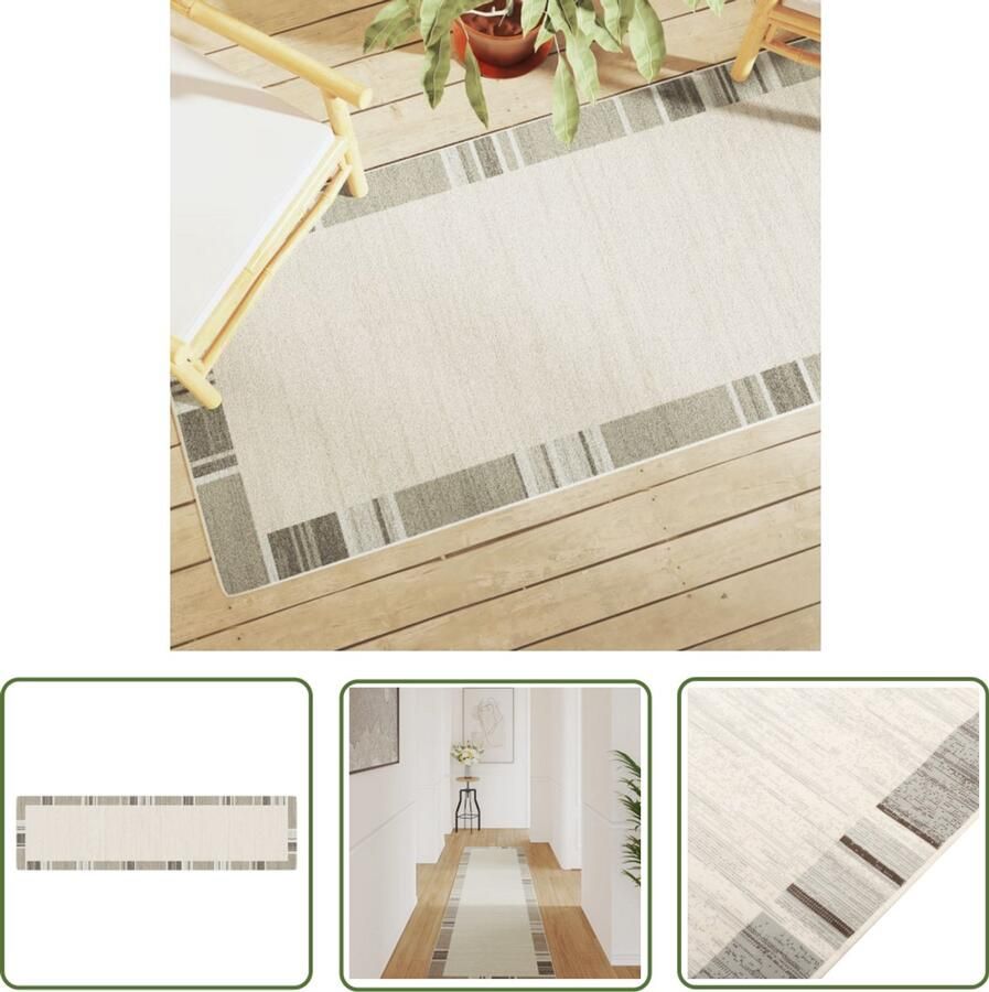 VidaXL Vloerkleed Binnen en buiten 80x300 cm Vloerkleed Tapijten Livingroom Decoratie Salon Accessoires Multicoloured Rug