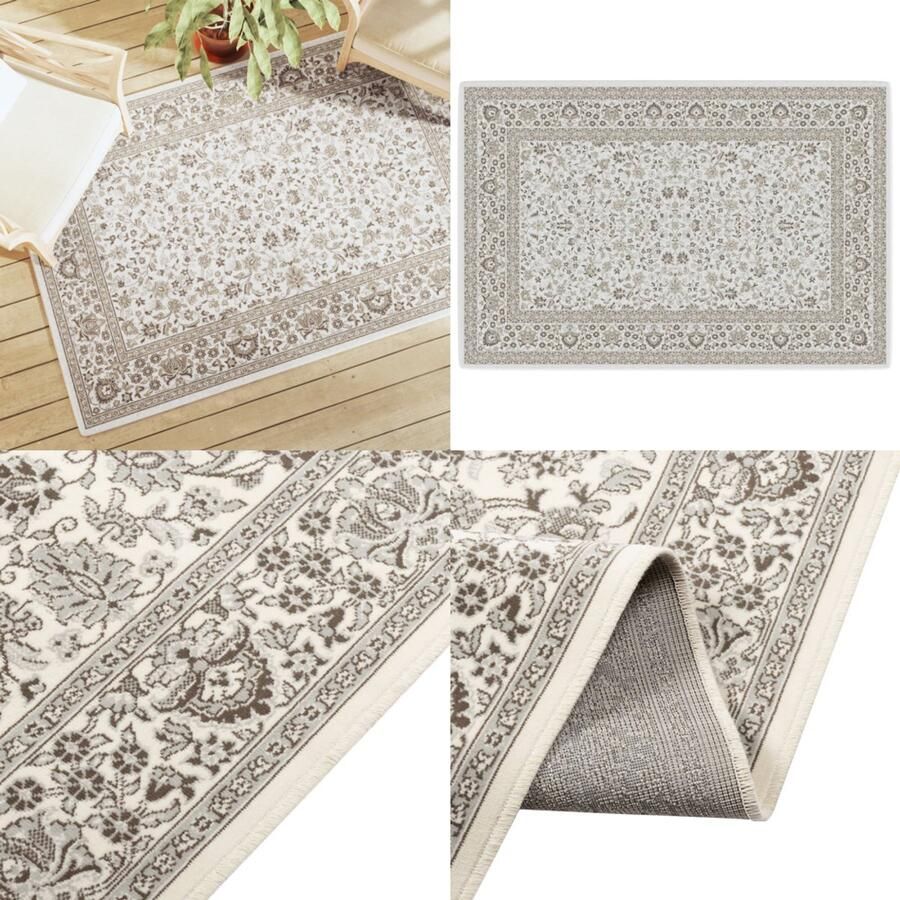 VidaXL Vloerkleed voor binnen buiten laagpolig 120x180 cm meerkleurig Vloerkleed Vloerkleden Tapijt Vloerbedekking