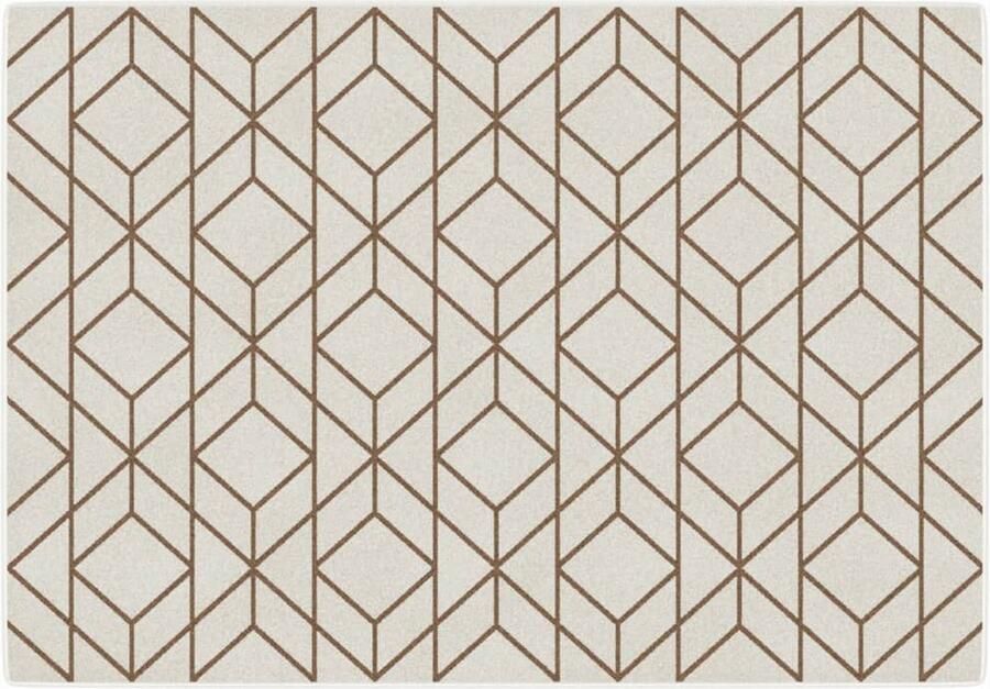 The Living Store Vloerkleed Binnen Buiten 160 x 230 cm Meerkleurig Geometrisch Design Vloerkleed Binnen Buiten Design Modern - Foto 3