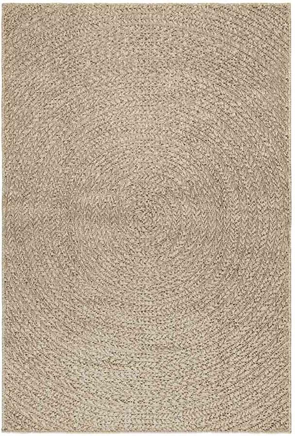 VidaXL Vloerkleed ZIZUR Beige 120x170 cm Jute Look Vloerkleed Jute Look Outdoor Tapijten Patio Dekking Teras Tapijt - Foto 2