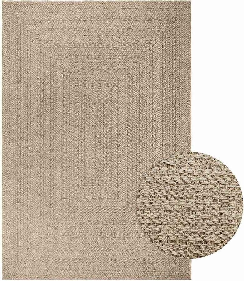 VidaXL Vloerkleed ZIZUR beige binnen en buiten 200x290 cm jute look - Foto 2
