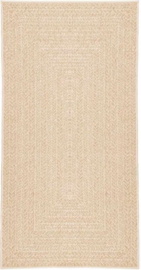 VidaXL Vloerkleed ZIZUR beige binnen en buiten 60x110 cm jute look - Foto 4