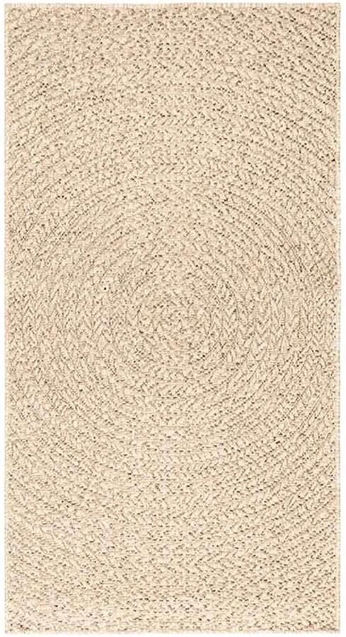 VidaXL Vloerkleed ZIZUR beige binnen en buiten 60x110 cm jute look - Foto 3