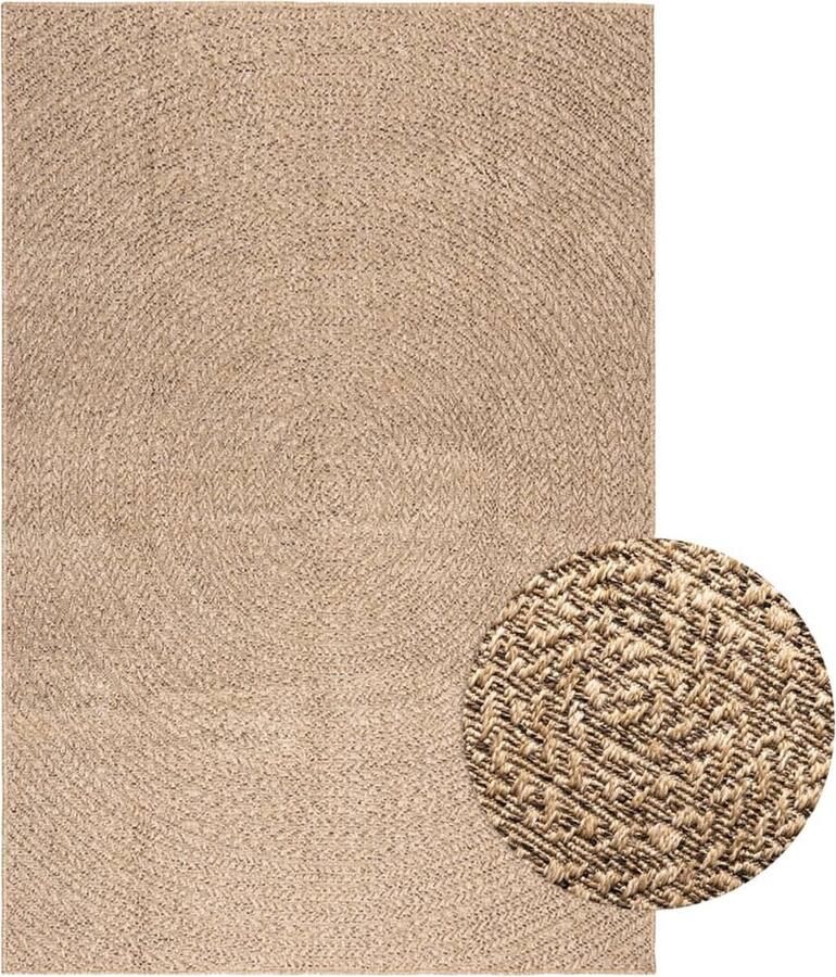 VidaXL -Vloerkleed-ZIZUR-binnen-en-buiten-140x200-cm-jute-look - Foto 2