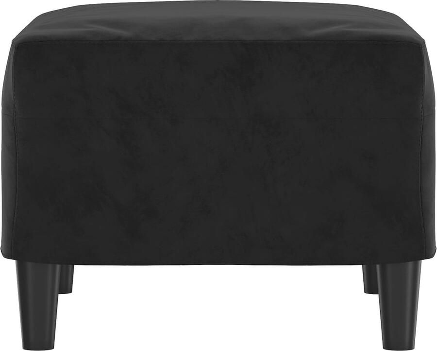 VidaXL -Voetenbank-60x50x41-cm-fluweel-zwart - Foto 2