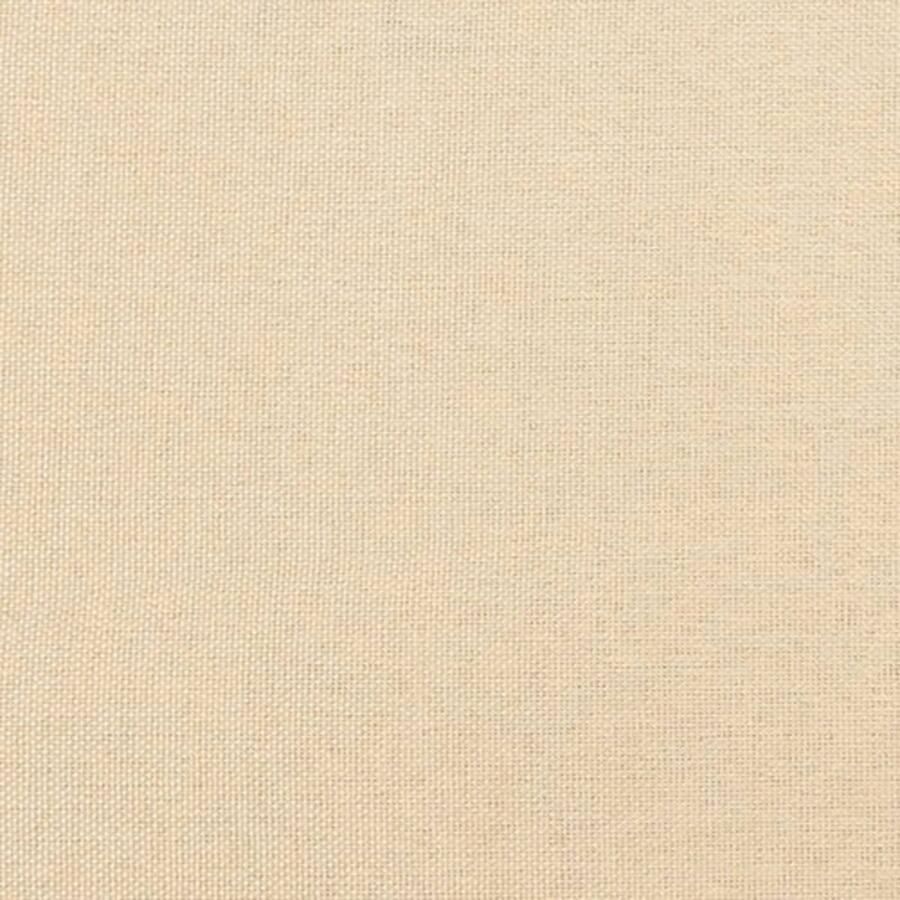 VidaXL Voetenbank 78x56x32 cm Stof Crèmekleurig Voetbank Relaxstoel Stoffen Bankje Lounge Meubilair Moderne Fauteuil Kruipend Bankstel Beige Meubels Living Accessoires Huiselijke Sfeer Comfort Thuis Zachte Materialen - Foto 2