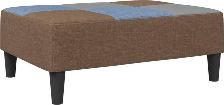 VidaXL -Voetenbank-patchwork-77x55x31-cm-stof