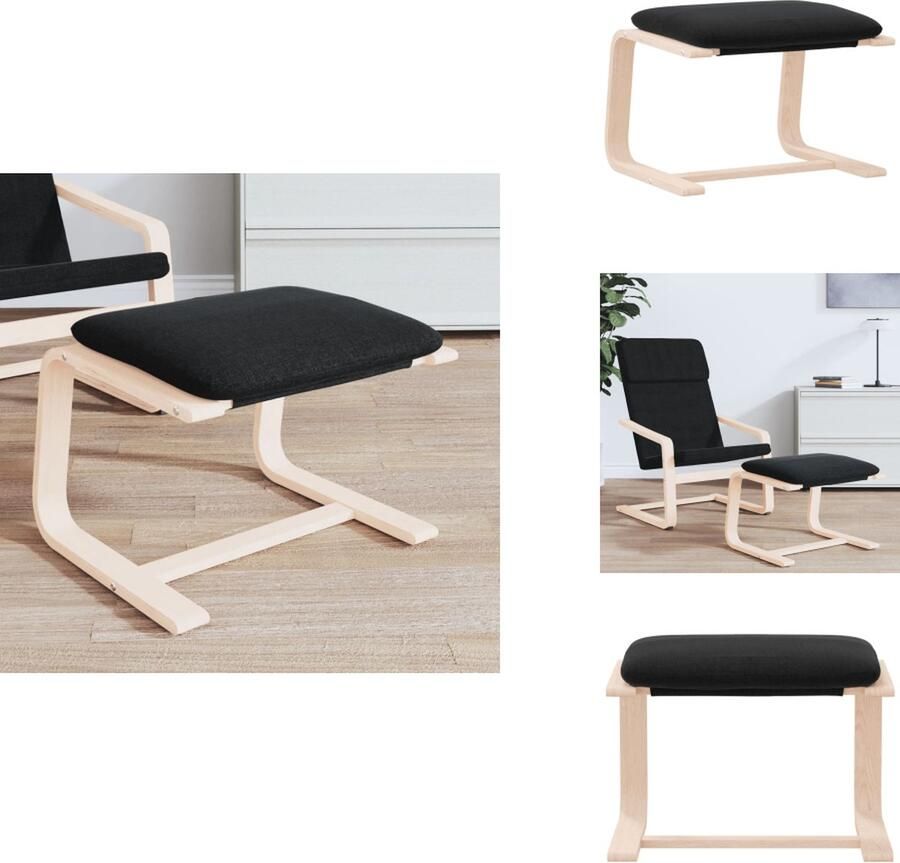 VidaXL Voetenbank Modern Tintje Meubels 51x41x40 cm Duurzaam materiaal Stabiel frame Voetenbankje