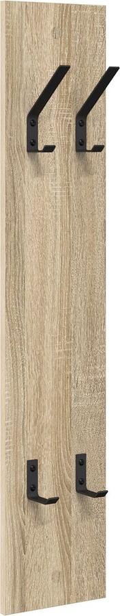 VidaXL Wandgemonteerde kapstok Sonoma eiken 20 x 1.5 x 100 cm