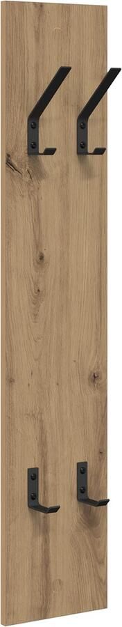 VidaXL Wandgemonteerde kapstok Wandgemonteerd artisanaal eikenkleurig