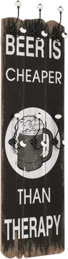 VidaXL -Wandkapstok-met-6-haken-120x40-cm