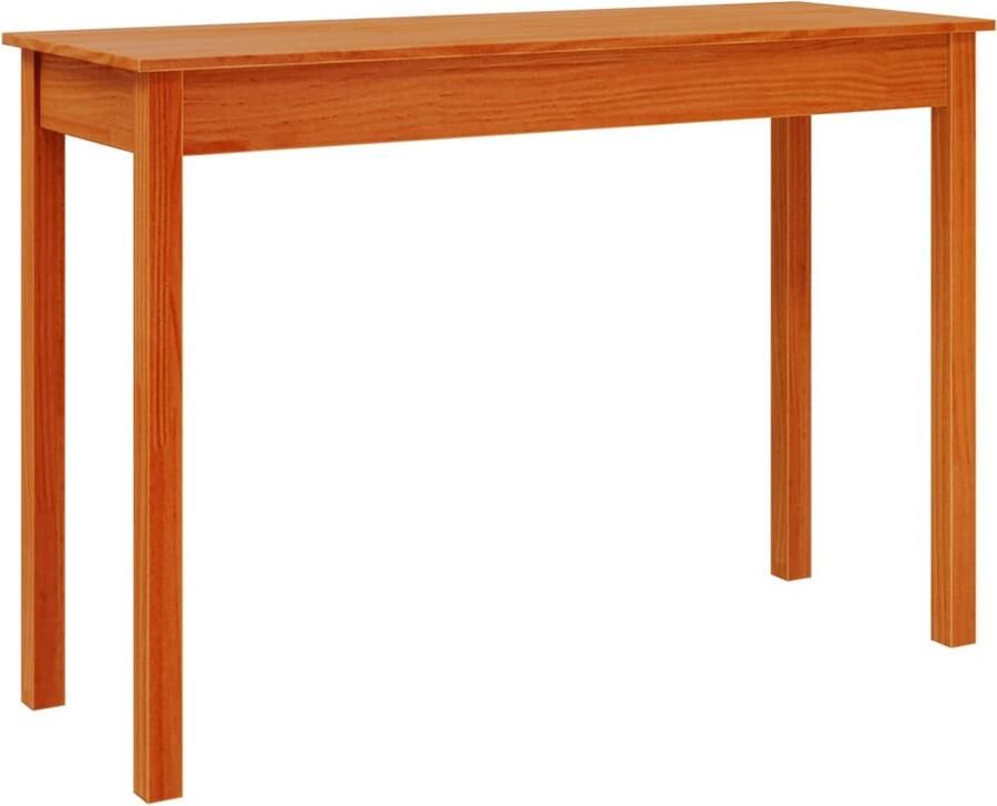 VidaXL Wandkast 110x40x75 cm massief grenenhout wasbruin - Foto 3