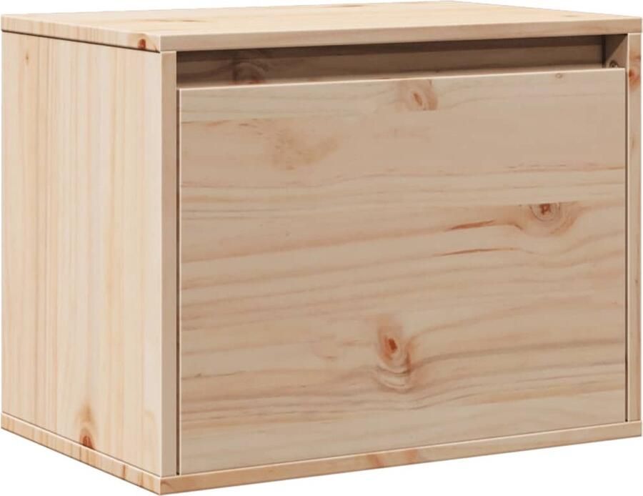 VidaXL Wandkast 45x30x35 cm Massief Grenenhout Hangende Kast Wandkast Grenoble Hout Salontafel Tv Tafel