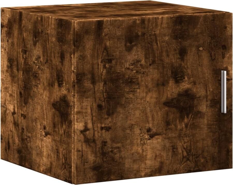 VidaXL Wandkast 45x42 5x40 cm bewerkt hout gerookt eikenkleurig