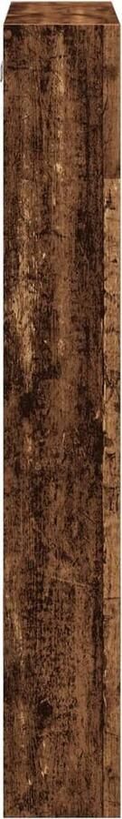 VidaXL Wandkast 50x15x100 cm bewerkt hout oud houtkleurig - Foto 2