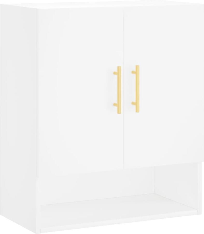 VidaXL -Wandkast-60x31x70-cm-bewerkt-hout-wit - Foto 3