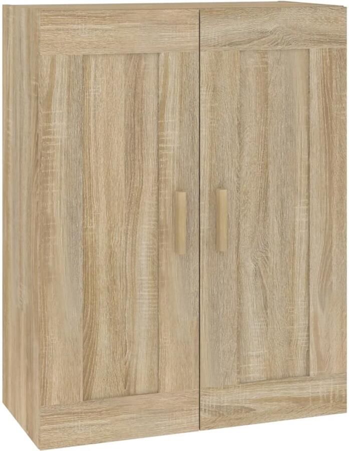 VidaXL Wandkast 69 5x32 5x90 cm Sonoma Eiken Zwevende Wandkast Houten Wandkast Hangkast Sonoma Eiken