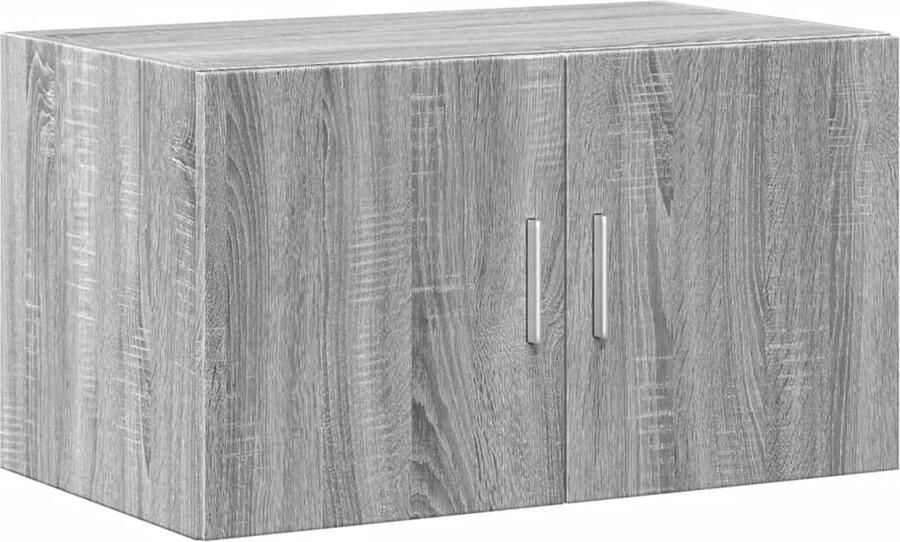 VidaXL Wandkast 70x42 5x40 cm Grijs Sonoma Eiken Hangkast Houten Kast Badkamerkast Keukenkast Opslagoplossing