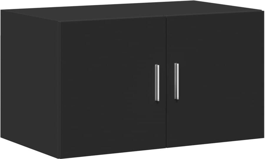 VidaXL Wandkast Zwart 70x42 5x40 cm Wandkast Zwarte Kast Houten Kast Opbergkast Hangkast