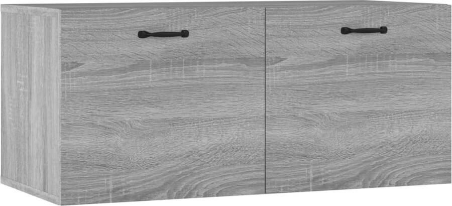 Prolenta Premium INFIORI Wandkast 80x36 5x35 cm bewerkt hout grijs sonoma eikenkleurig - Foto 6