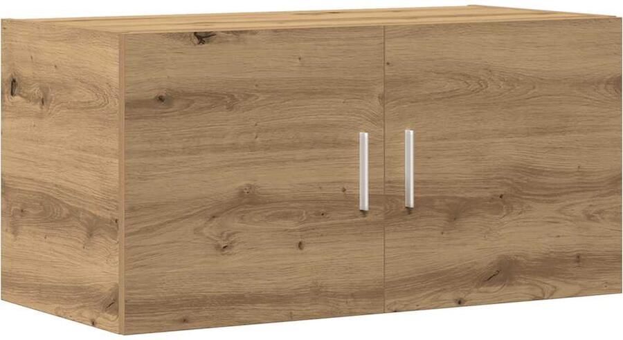 VidaXL Wandkast 80x39x40 cm bewerkt hout artisanaal eikenkleurig