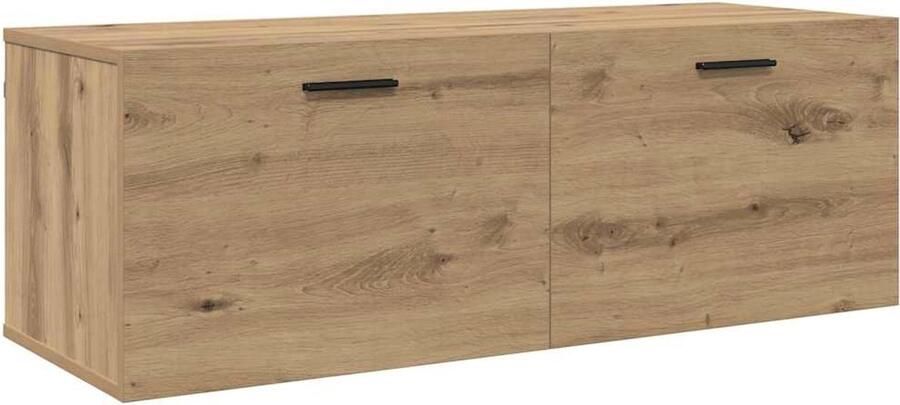 VidaXL Wandkast artisanaal eikenkleurig 100 x 36.5 x 35 cm