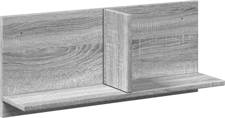 VidaXL Wandkast Grijs Sonoma Eiken 70x16 5x30 cm