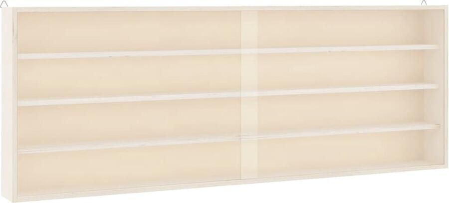 VIDAXL Houten verzamelvitrine met deuren 100x8 5x37 cm