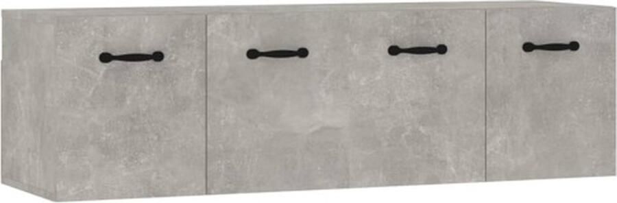 VidaXL -Wandkasten-2-st-80x35x36 5-cm-bewerkt-hout-betongrijs - Foto 8