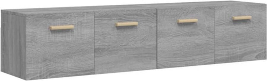 VidaXL -Wandkasten-2-st-80x35x36 5-cm-bewerkt-hout-grijs-sonoma-eiken - Foto 8