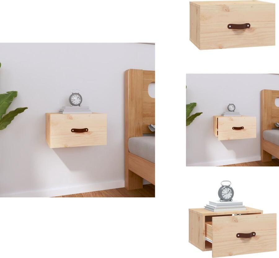 VidaXL Wandnachtkastje Wandnachtkastjes Wandgemonteerd Nachtkastje Wandgemonteerd Bedkastje Nachtkastje wandgemonteerd 40x29 5x22 cm
